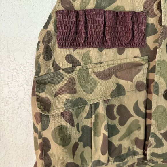 Vintage HUNTER's CHOICE Mens S Bird Hunting Shotgun Vest 100% Cotton 90s - Picture 6 of 14